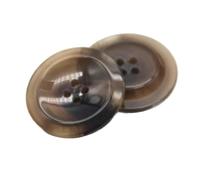 10 Stück Knöpfe 15-30mm Glasur Harz Beige Horn Braun Knöpfe zum Nähen handgefertigter dekorativer Accessoires