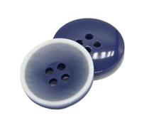 10 Stück Knöpfe 15mm 20mm Runde Harz schwarze Knöpfe zum Nähen Mantel Windjacke blau DIY Handwerk