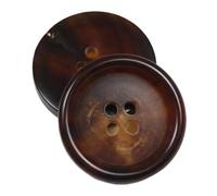 10 Stück Knöpfe Authentische Hornknöpfe für Mäntel und Anzüge, Farbe 4-10 Stück, 25mm