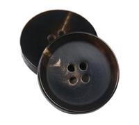 10 Stück Knöpfe, mattes Finish, echte Hornknöpfe für Mäntel und Anzüge, Farbe 4-10 Stück, 20mm