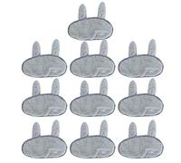 10 Stück Korallenvlies-Augenabdeckung, Schlafaugenmaske, Plüsch-Augenbinde, Süße Kaninchen-förmige Schlafaugenabdeckung, Reise-Schlafaugenmasken für Kinder, Mädchen und