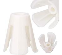 10 Stück Kunststoff-Spulenkrallen-Garnspulenhalter, Nähteil für Janome 644D 744D Overlock-Overlock-Nähen, Weiß