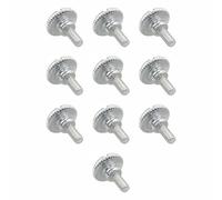 10 Stück Nähmaschinen-Nähfußschrauben Universal - Metall Ersatzschrauben für Nähmaschine - Nähfußhalter Schraube mit Rändelkopf - Ersatzteil für Haushalt & Industrienähmaschinen