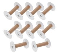 10 Stück Nähspulen aus Papier und Kunststoff, Abnehmbare Spulen