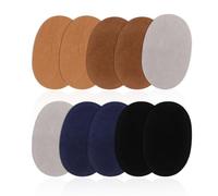 10 Stück Ovale Flicken, Ellbogenflicken Aus Leder, Lochflicken Für Kleidung, Reparaturstoffflicken, Nähflicken, DIY-Bekleidungszubehör