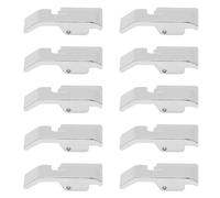 10 Stück Reißverschluss-Fuß aus Edelstahl, multifunktional, stark und praktisch, Nähmaschinen-Nähfuß für Haushalt