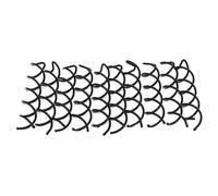 10 Stück Spiral Haarspangen aus Legierung für Damen und Mädchen | Schwarze Kleiner Clips mit Rundspitzen, Einfaches Ordnen der Haare, Ganztägiger Halt bei Arbeit und Alltag