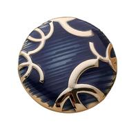 10 Stück Vintage Metall Nähen Knöpfe Jacken Knöpfen Groß Knöpfe Runde Blau Knöpfe Trachtenknöpfe Blau Ersatz Knöpfe Zum AnnäHen Kleider Reparatur Von Jacken,mäntel, Kleider-blau-18mm