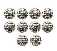 10 Stück Vintage Metall Nähen Knöpfe Jacken Knöpfen Groß Knöpfe Runde Silber Knöpfe Trachtenknöpfe Silber Ersatz Knöpfe Zum AnnäHen Kleider Reparatur Von Jacken,mäntel, Kleider-Silber-25mm