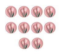 10 Stücke Kunststoff Knöpfe Knöpfe Kinder,kinderknöpfe Babyknöpfe Abnehmbarer Kleidungsknöpfe Für Mädchen Und Jungen-Rosa-17.5mm