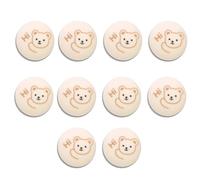 10 Stücke Kunststoff Knöpfe Knöpfe Kinder,kinderknöpfe Babyknöpfe Abnehmbarer Kleidungsknöpfe Für Mädchen Und Jungen-A-18mm