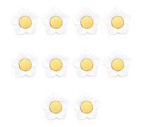 10 Stücke Kunststoff Knöpfe Knöpfe Kinder,kinderknöpfe Babyknöpfe Abnehmbarer Kleidungsknöpfe Für Mädchen Und Jungen-weiß-19mm