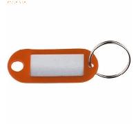 10 x Alco Schlüsselanhänger Kunststoff VE=10 Stück orange