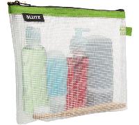 10 x Leitz Traveller Zip-Kosmetikbeutel Wow 24x17x3cm wasserabweisend grün