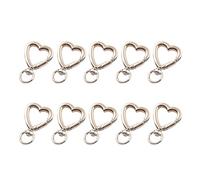 10 x süße Katzen Kettenclip Haken Wirbel Karabinerhaken unregelmäßige Form Karabiner Metall Schlüsselanhänger für Schlüsselbänder