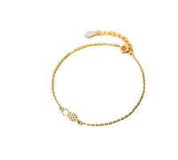 100% 925 Solid Sterling Silber Mode Frauen Zeichnung Obst Ananas Armband 16cm Teen Girls Lady Geschenkschmuck