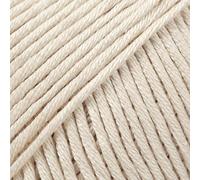 100 % Baumwollgarn zum Stricken und Häkeln, 3 oder leicht, DK, Kammgewicht, Drops Muskat, 50 g, 90 m pro Knäuel (83 Perle)