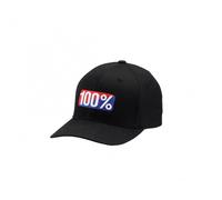 100% Classic X-Fit flexfit hat S/M black - stylische Cap mit perfektem Sitz
