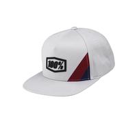 100 % Cornerstone Snapback-Kappe, weiß