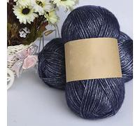 100 g/Knäuel, 325 m, Strickgarn aus Seide und Baumwolle, for Häkeln, Handarbeiten, dicker Wollfaden, Garn for Handstricken von Schals und Pullovern(7)