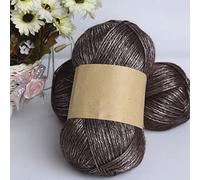 100 g/Knäuel, 325 m, Strickgarn aus Seide und Baumwolle, for Häkeln, Handarbeiten, dicker Wollfaden, Garn for Handstricken von Schals und Pullovern(5)