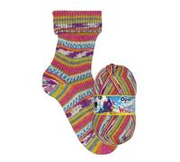 100 g Opal 4-lagiges Sockengarn Wirbelwind-Kollektion, 75 % Wolle, 25 % Polyamid, Space Dyed, buntes Garn zum Stricken und Häkeln (11474)
