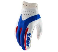 100% Handschuhe I-Track Rot Weiß Blau