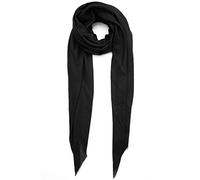 100% Kaschmir Schal Hergestellt in Kashmir (Geschenkbox) Superfeiner Kaschmirschal Extrem weicher großer Schal Frauen Männer Pashmina Herbst Winter Tief Schwarz