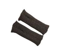 100% Merino-Woll-Baby-Kleinkind-Armstulpen gestrickte Fäustlinge, dunkelgrau, 5-6 Jahre