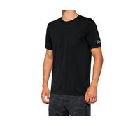 100% Mission Athletic T-Shirt M black - atmungsaktives Performance-Shirt