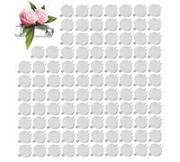 100 Stück Broschennadeln Silber 20mm Button Anstecker für DIY Schmuck, Silberne Broschen Verschlüsse Brosche Verschlüsse Pin Trays für Abzeichen, Corsage, Namensschilder