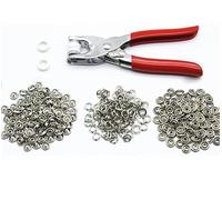 100 Stück Druckknöpfe Sets Mit Zange Druckknöpfen Nähzubehör Metall, Buttons Knöpfe Werkzeugset mit Fünfpoliger Schnalle mit fünf Klauen Werkzeug Snaps für DIY Kleidung Basteln
