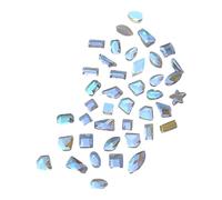 100 Stück gemischte Glaskristall-Strasssteine, Kunstdekorationen, Tropfenform, Raute und flache Rückseite, 3D