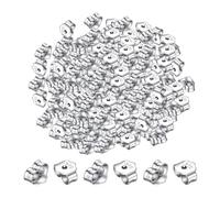 100 Stück Schmetterlings-Ohrstecker, Ohrring-Stecker, Metall-Ohrstecker, Ohrstecker, Ohrring-Zubehör, DIY-Ohrring-Materialien