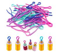 100 Stück Spulenhalter Spulenfadenhalter, Spulen Faden Spule Klemmen Bobbin Buddies Nähmaschine Zubehör zum Halten von Halten Spule Faden Schwänze Unter Kontrolle Halter für Garnspulen