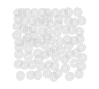 100 Stück Transparente Knöpfe, Doppellochknöpfe, Nähwerkzeugknöpfe, Runde Fischaugenknöpfe, Bekleidungszubehörknöpfe, Zum Nähen Und DIY-Dekoration (15mm)