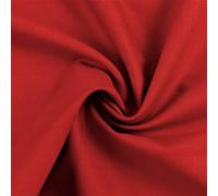 100% Viskose-ANNA LENA-Uni-Sommer-Blusen-Stoffe-0,5 m Schritte-Meterware-ca. 138 cm Breite (Rot-5019-AL)