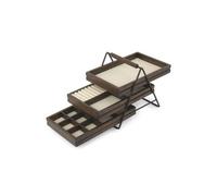 Umbra 1004037-048 Terrace Schmucktablett, Holz, walnuss, 25,4 x 17,78 x 19,68 cm