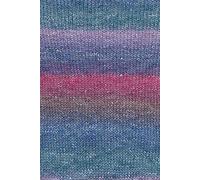 100g Linello - Farbe: 10 - Verlauf Petrol-pink - Perfekt für Heisse Sommertage und laue Abende.