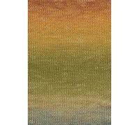 100g "QUATTRO DÉGRADÉ" - Farbe: 3 - Verlauf blaugrau/oliv/kupfer - ein mercerisiertes Garn, das ihm einen schönen Glanz verleiht