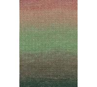 100g "QUATTRO DÉGRADÉ" - Farbe: 8 - Verlauf altrosa/grüntöne - ein mercerisiertes Garn, das ihm einen schönen Glanz verleiht