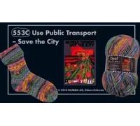 100g Sockenwolle Opal Hundertwasser III - Use Public Transport - Save the City - 3202