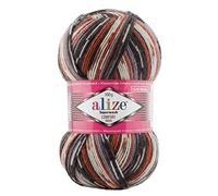100g Sockenwolle Superwash Comfort 4-fädig Schurwolle Sockengarn Farbauswahl