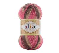 100g Strickgarn ALIZE DIVA BATIK Farbverlauf Häkelgarn Wolle Stricken Häkeln