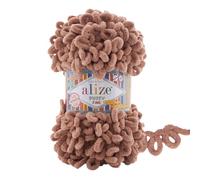 100g Strickgarn ALIZE Puffy Fine, Fingerstrick Fingerstrick-Wolle ohne Nadel