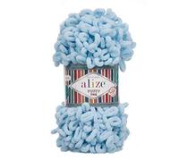 100g Strickgarn ALIZE Puffy Fine, Fingerstrick Fingerstrick-Wolle ohne Nadel