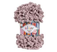 100g Strickgarn ALIZE Puffy Fine, Fingerstrick Fingerstrick-Wolle ohne Nadel