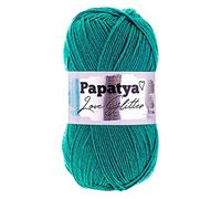 100g Strickgarn Papatya Love Glitter Wolle Häkelgarn Glitzerwolle Farbwahl