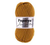 100g Strickgarn Papatya Love Glitter Wolle Häkelgarn Glitzerwolle Farbwahl