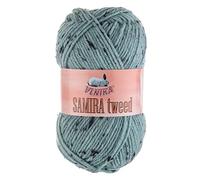 100g Strickgarn Samira Tweed Klassikgarn Strickwolle Handstrickgarne Farbwahl